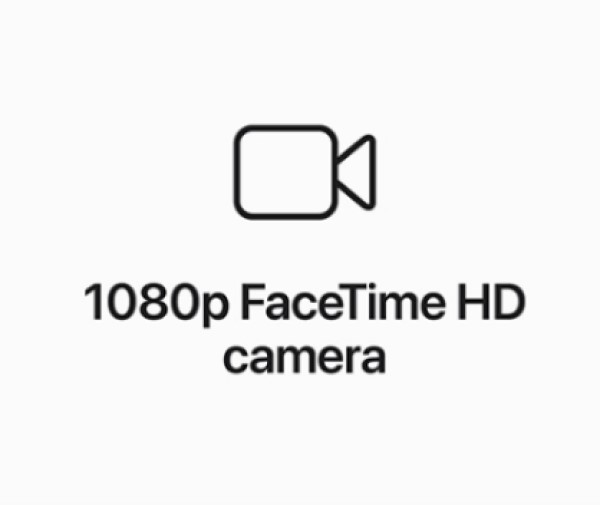 1080p FaceTime camera