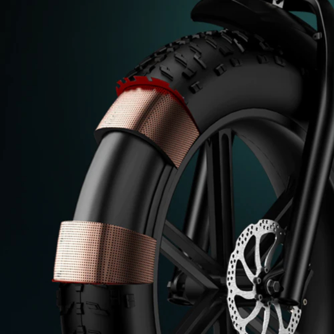 Three-layer tire design