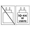 10-44W USB PD 10-44W USB PD