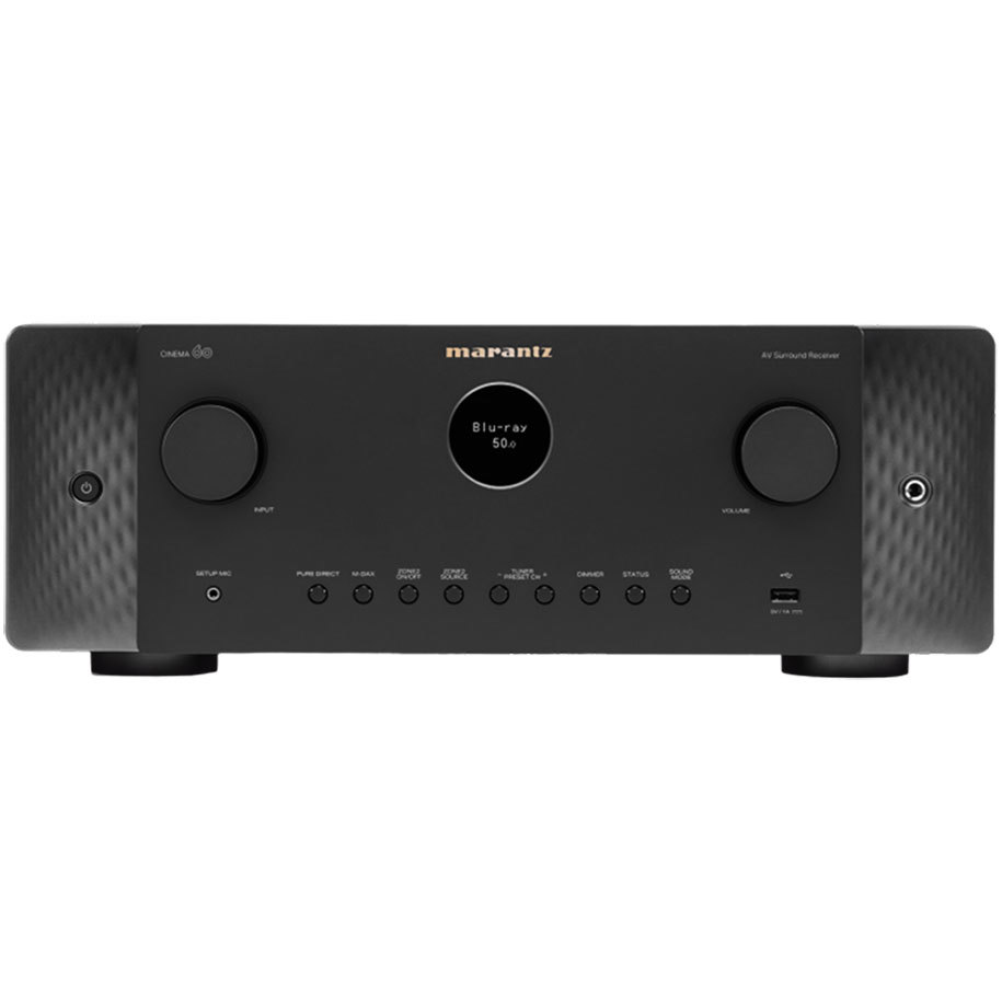 AV ресийвър Marantz CINEMA 60, 7,2 канала, 100 W на канал, Dolby Atmos, 8K, HEOS