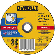 DeWALT диск за метал 125х1.2 mm INOX
