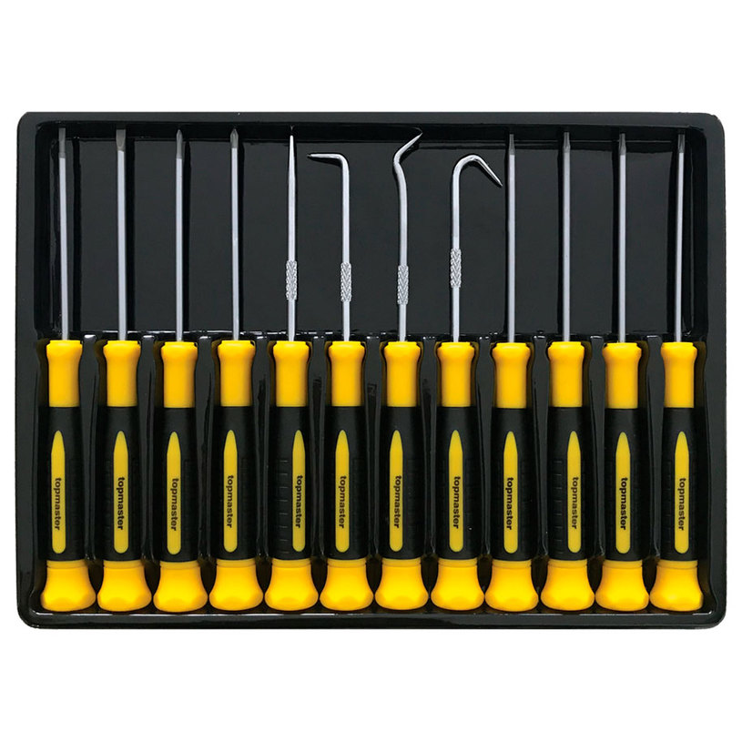 ПРЕЦИЗНИ ОТВЕРТКИ К-Т 12 БР TOPMASTER ПРЕЦИЗНИ ОТВЕРТКИ К-Т 12 БР TOPMASTER