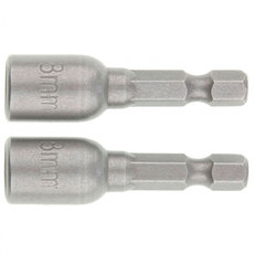 SOCKET BIT D 8MM L 45MM 2 PCS MTX SOCKET BIT D 8MM L 45MM 2 PCS MTX
