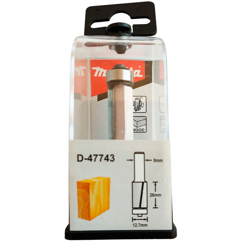 ФРЕЗЕР ЗА ОБЕРФРЕЗА 12,7X26X68,5 MM MAKITA D-47743 ФРЕЗЕР ЗА ОБЕРФРЕЗА 12,7X26X68,5 MM MAKITA D-47743