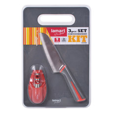 КОМПЛЕКТ НОЖ, ДЪСКА И ТОЧИЛО LT2099 КОМПЛЕКТ НОЖ, ДЪСКА И ТОЧИЛО LT2099