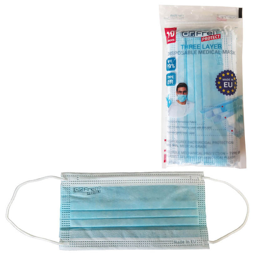 *ЕДНОКРАТНА DR.FREI МАСКА ПАКЕТ 10БР. 10 items *ЕДНОКРАТНА DR.FREI МАСКА ПАКЕТ 10БР. 10 items
