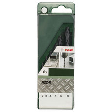 METAL DRILL BIT SET BOSCH HSS-R 6 БРОЯ METAL DRILL BIT SET BOSCH HSS-R 6 БРОЯ