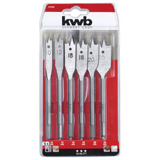 FLAT DRILL BIT SET FOR WOOD KWB 6 БРОЯ FLAT DRILL BIT SET FOR WOOD KWB 6 БРОЯ