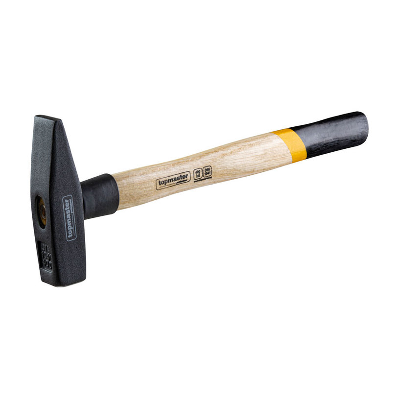 HAMMER WITH WOODEN HANDLE 400 GRAMS TOPMASTER HAMMER WITH WOODEN HANDLE 400 GRAMS TOPMASTER