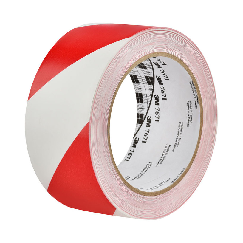SELF-ADHESIVE SIGNAL TAPE RED-WHITE 33 M / 50 MM 3M 767i SELF-ADHESIVE SIGNAL TAPE RED-WHITE 33 M / 50 MM 3M 767i