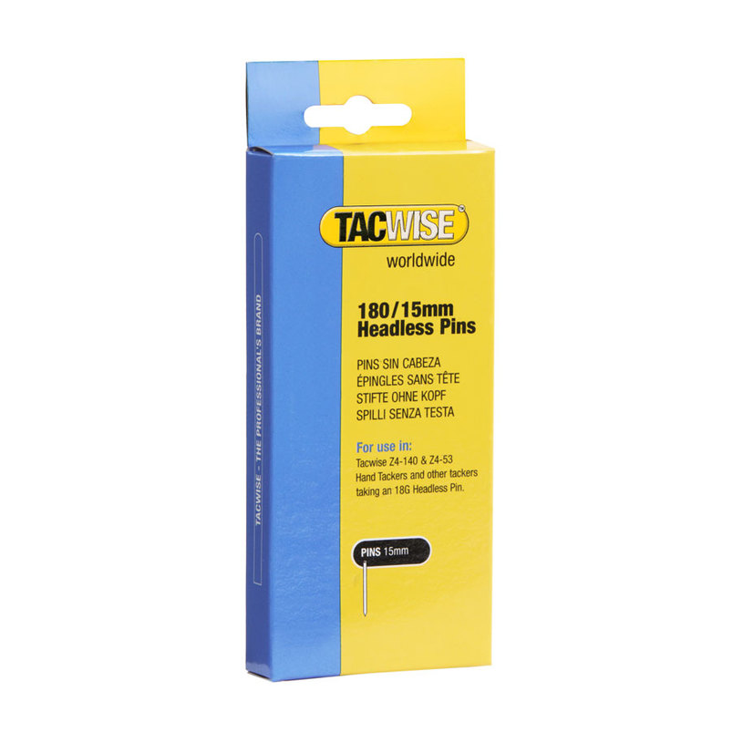 HEADLESS NAILS FOR TACKER 180/15 MM 2000 PCS TACWISE 2000 БРОЯ HEADLESS NAILS FOR TACKER 180/15 MM 2000 PCS TACWISE 2000 БРОЯ