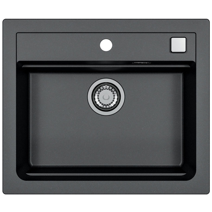 GRANITE KITCHEN SINK ALVEUS ATROX 30 59Х50Х19.5 СМ. ЧЕРНА GRANITE KITCHEN SINK ALVEUS ATROX 30 59Х50Х19.5 СМ. ЧЕРНА