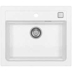 ГРАНИТНА КУХНЕНСКА МИВКА ALVEUS ATROX 30 59Х50Х19.5 СМ. БЯЛА ГРАНИТНА КУХНЕНСКА МИВКА ALVEUS ATROX 30 59Х50Х19.5 СМ. БЯЛА