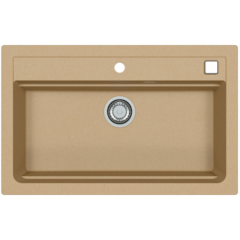 GRANITE KITCHEN SINK ALVEUS ATROX 40 79Х50Х19.5 СМ. БЕЖОВА GRANITE KITCHEN SINK ALVEUS ATROX 40 79Х50Х19.5 СМ. БЕЖОВА