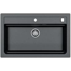 GRANITE KITCHEN SINK ALVEUS ATROX 40 79Х50Х19.5 СМ. ЧЕРНА GRANITE KITCHEN SINK ALVEUS ATROX 40 79Х50Х19.5 СМ. ЧЕРНА