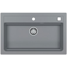 ГРАНИТНА КУХНЕНСКА МИВКА ALVEUS ATROX 40 79Х50Х19.5 СМ. СИВА ГРАНИТНА КУХНЕНСКА МИВКА ALVEUS ATROX 40 79Х50Х19.5 СМ. СИВА