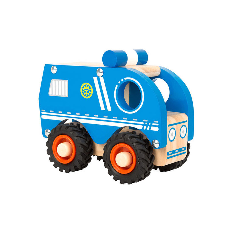 CHILDREN'S TOY SMALL FOOT ПОЛИЦЕЙСКА КОЛА ДЪРВЕНА CHILDREN'S TOY SMALL FOOT ПОЛИЦЕЙСКА КОЛА ДЪРВЕНА