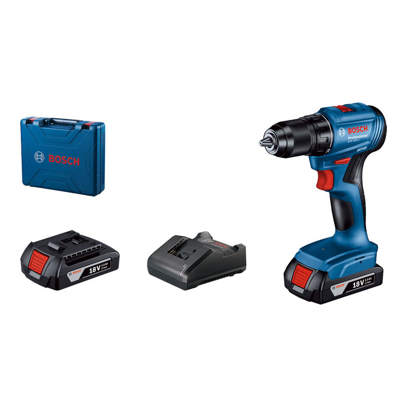 CORDLESS BRUSHLESS DRILL BOSCH PROFESSIONAL GSR 185 Li 18 V, 50.00 nm, BATTERY COUNT 2, 2.00 Ah, TOOL CASE CORDLESS BRUSHLESS DRILL BOSCH PROFESSIONAL GSR 185 Li 18 V, 50.00 nm, BATTERY COUNT 2, 2.00 Ah, TOOL CASE