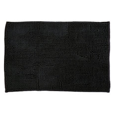&BASIC КИЛИМЧЕ ЗА БАНЯ АКВА ЧЕРНО 40Х60 &BASIC КИЛИМЧЕ ЗА БАНЯ АКВА ЧЕРНО 40Х60