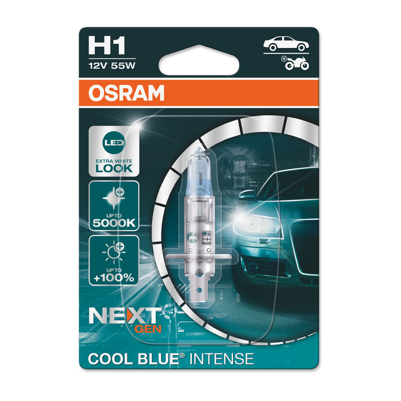 OSRAM COOL BLUE NEXT H1 12V 55W OSRAM COOL BLUE NEXT H1 12V 55W