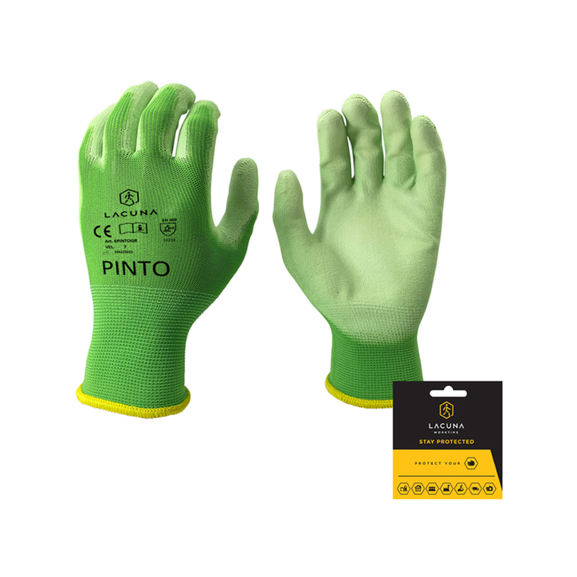 LACUNA Ръкавици Pinto PE/PU зелени 10