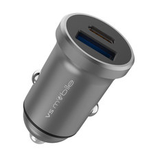 ЗАРЯДНО 12V VSMOBILE 20W PD USB-A+USB-C ЗАРЯДНО 12V VSMOBILE 20W PD USB-A+USB-C