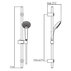 ДУШ КОМПЛЕКТ IDEALRAIN 100 3Ф B9508AA ДУШ КОМПЛЕКТ IDEALRAIN 100 3Ф B9508AA