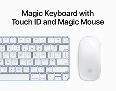 Magic Keyboard with Touch ID and Magic mouse