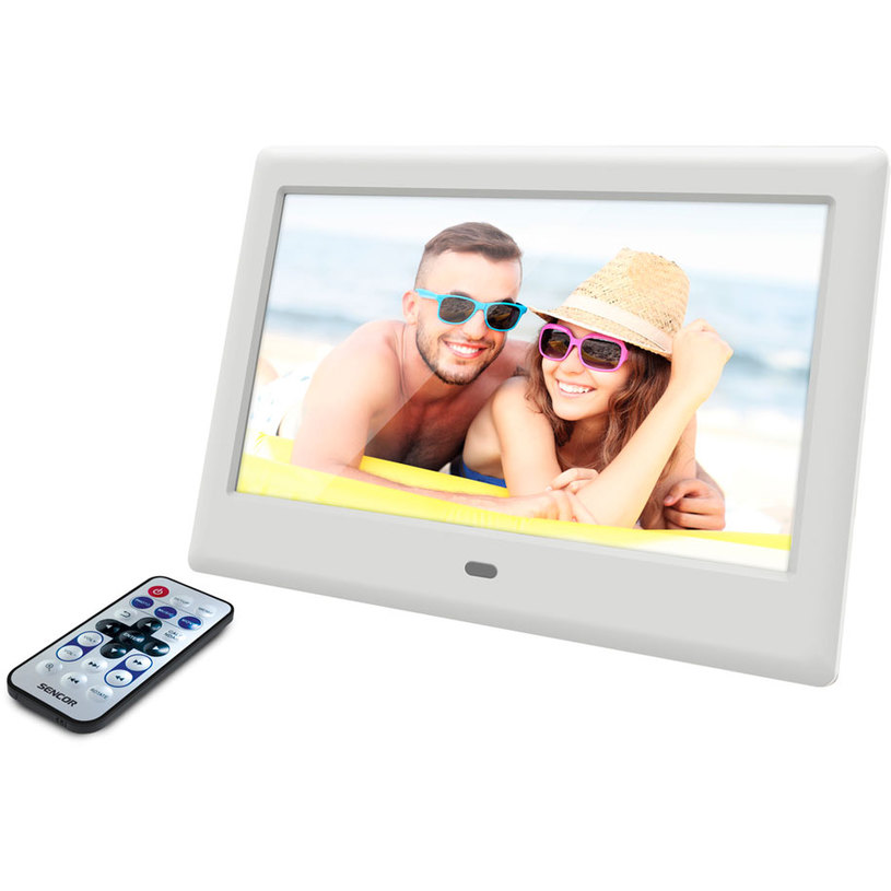 Photo frame SENCOR SDF 782 WH 7.0 ", 1024 Х 600, CARD READER SD/SDHC/SDXC, USB Photo frame SENCOR SDF 782 WH 7.0 ", 1024 Х 600, CARD READER SD/SDHC/SDXC, USB