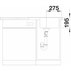 КУХНЕНСКА МИВКА DINAS 45S MINI 60,5X50Л@ КУХНЕНСКА МИВКА DINAS 45S MINI 60,5X50Л@