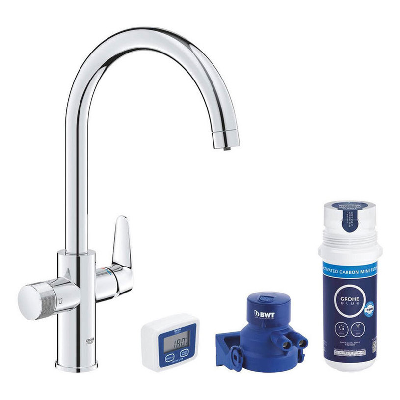 СМЕСИТЕЛ ЗА КУХНЯ С ФИЛТЪР GROHE BLUE PURE СМЕСИТЕЛ ЗА КУХНЯ С ФИЛТЪР GROHE BLUE PURE