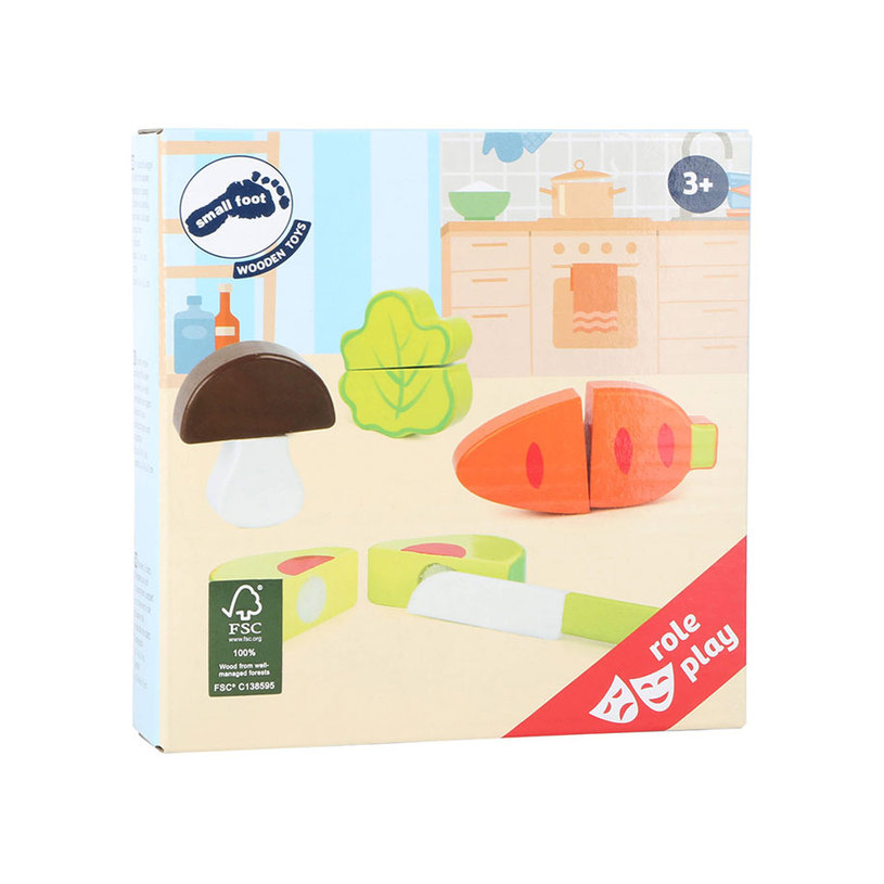 ROLE PLAY TOY SMALL FOOT КОМПЛЕКТ ЗЕЛЕНЧУЦИ-ДЪРВЕНИ ROLE PLAY TOY SMALL FOOT КОМПЛЕКТ ЗЕЛЕНЧУЦИ-ДЪРВЕНИ