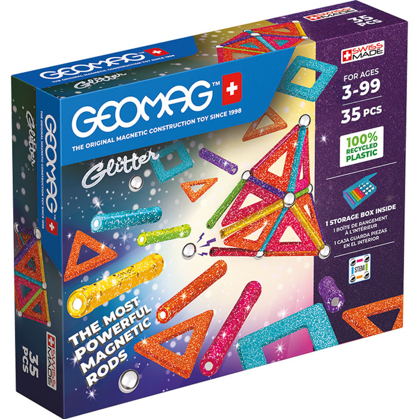 МАГНИТЕН КОНСТРУКТОР GEOMAG GLITTER PANELS 35 МАГНИТЕН КОНСТРУКТОР GEOMAG GLITTER PANELS 35