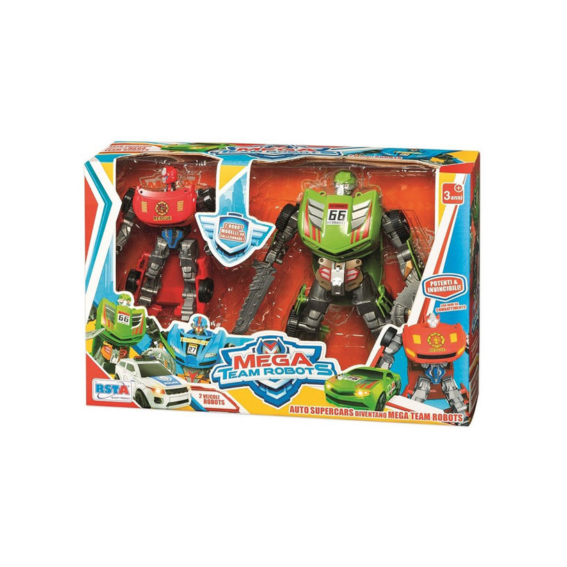 ИГРАЧКА РОБОТЧЕ RS TOYS MEGATEAM ROBOTS - 2 БР 11418 АСОРТИМЕНТ ИГРАЧКА РОБОТЧЕ RS TOYS MEGATEAM ROBOTS - 2 БР 11418 АСОРТИМЕНТ