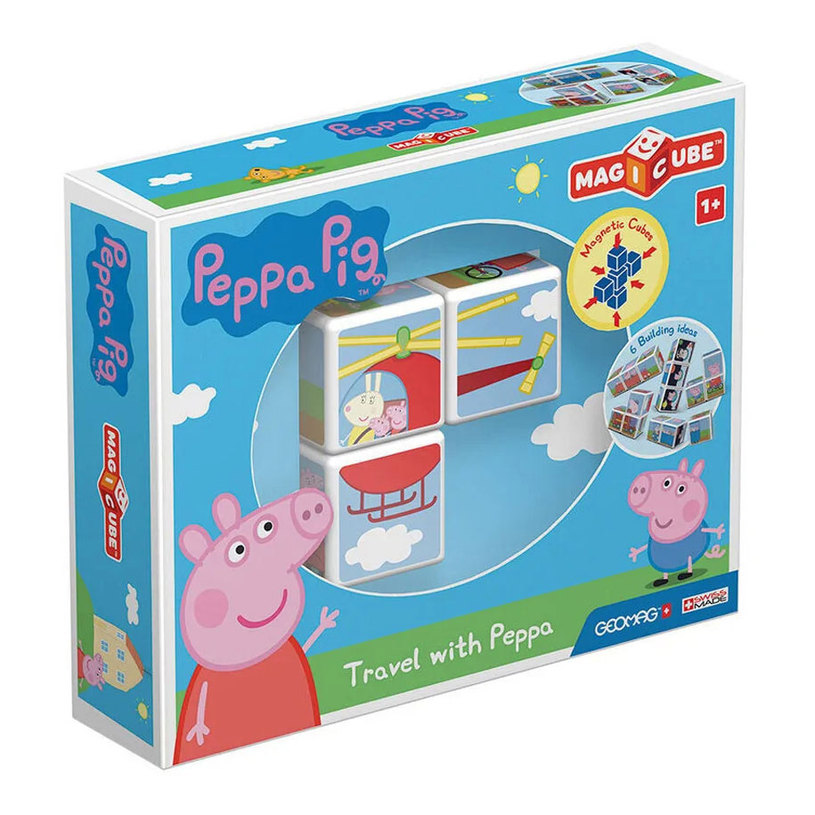 BUILDING SET GEOMAG TRAVEL WITH PEPPA 3 BUILDING SET GEOMAG TRAVEL WITH PEPPA 3