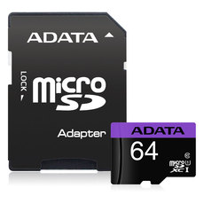 A-DATA MICROSD 64GB 80/10 MB/S