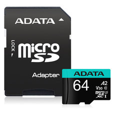 A-DATA MICROSD 64GB U3 100/80 MB/S A-DATA MICROSD 64GB U3 100/80 MB/S