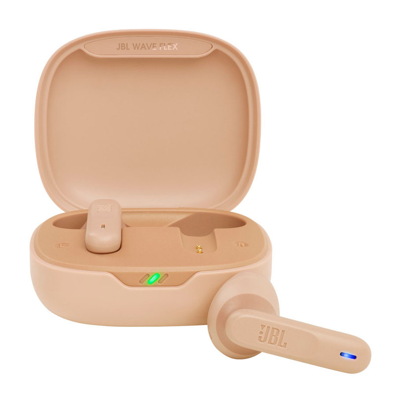 True wireless headphones JBL WAVE FLEX WIRELESS, BEIGE True wireless headphones JBL WAVE FLEX WIRELESS, BEIGE