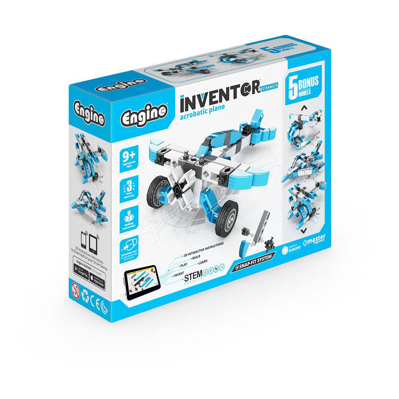 BUILDING SET ENGINO INVENTOR MECHANICS 5В1 САМОЛЕТ BUILDING SET ENGINO INVENTOR MECHANICS 5В1 САМОЛЕТ