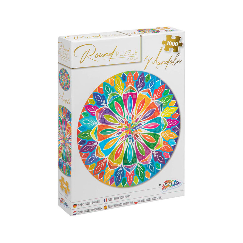 PUZZLE GRAFIX КРЪГЪЛ МАНДАЛА 1000 ЧАСТИ PUZZLE GRAFIX КРЪГЪЛ МАНДАЛА 1000 ЧАСТИ