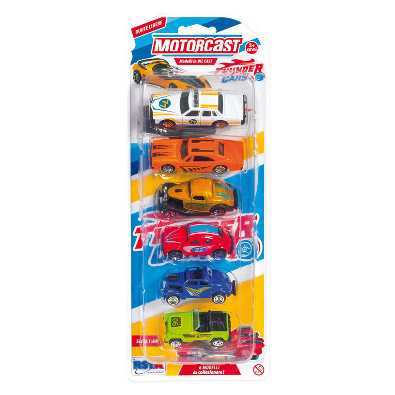 CARRIAGE SET RS TOYS THUNDER CARS 1:64 CARRIAGE SET RS TOYS THUNDER CARS 1:64