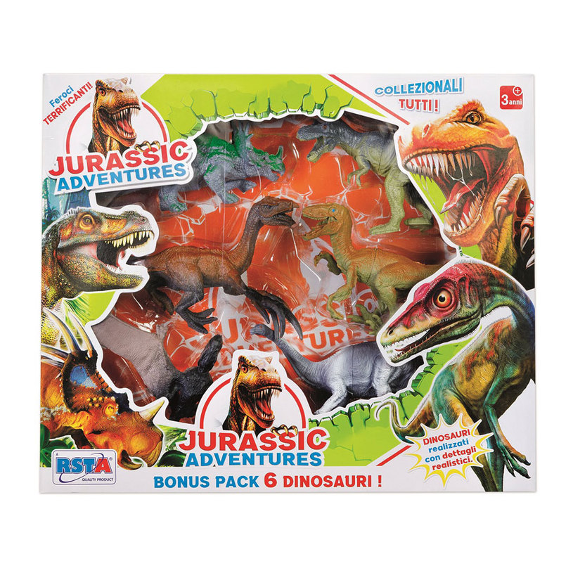 SET RS TOYS ДИНОЗАВРИ JURASSIC ADVENTURES SET RS TOYS ДИНОЗАВРИ JURASSIC ADVENTURES