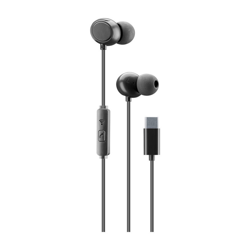 Headphones CELLULAR LINE CLOUD USB-C BLACK Headphones CELLULAR LINE CLOUD USB-C BLACK