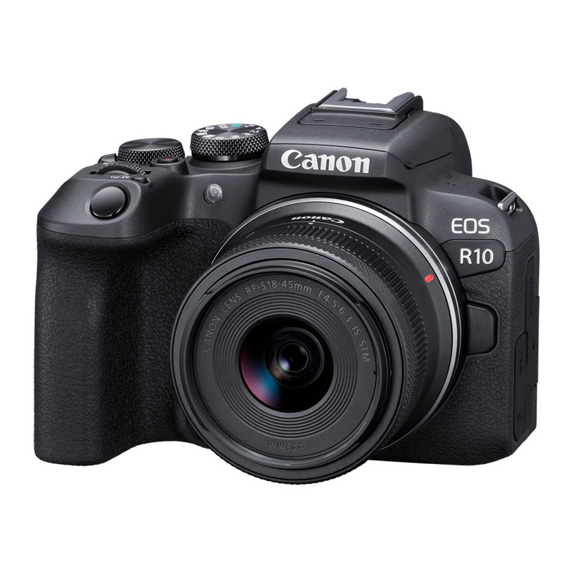 Безогледален фотоапарат CANON EOS R10+RF-S 18-45 IS STM 24.2 MPx, WI-FI, MIRRORLESS Безогледален фотоапарат CANON EOS R10+RF-S 18-45 IS STM 24.2 MPx, WI-FI, MIRRORLESS