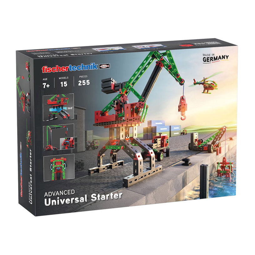 BUILDING SET FISCHERTECHNIK ADVANCED UNIVERSAL STARTER BUILDING SET FISCHERTECHNIK ADVANCED UNIVERSAL STARTER