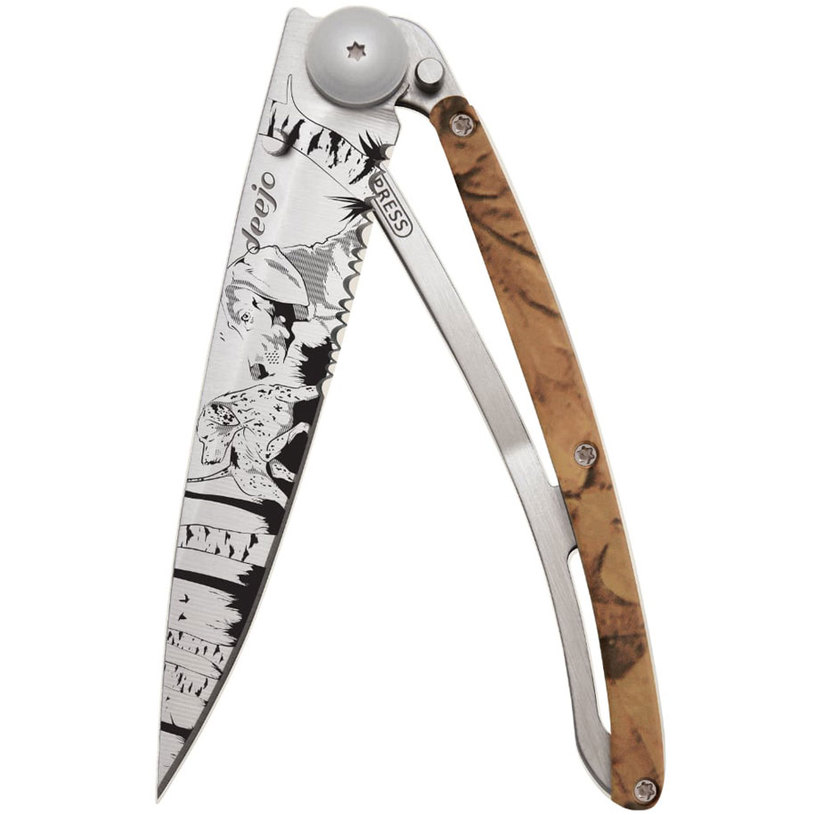 ДЖОБЕН НОЖ DEEJO SERRATED BROWN-HUNTING ДЖОБЕН НОЖ DEEJO SERRATED BROWN-HUNTING