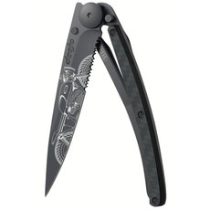ДЖОБЕН НОЖ DEEJO SERRATED CARBON- CAFE ДЖОБЕН НОЖ DEEJO SERRATED CARBON- CAFE