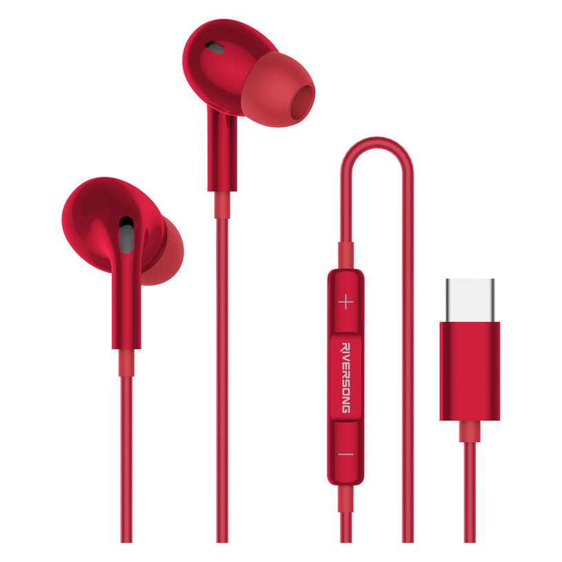 Стерео слушалки RIVERSONG MELODY T1+ TYPE-C RD Стерео слушалки RIVERSONG MELODY T1+ TYPE-C RD