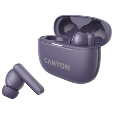 True wireless headphones CANYON CNS-TWS10PL WIRELESS, PURPLE True wireless headphones CANYON CNS-TWS10PL WIRELESS, PURPLE