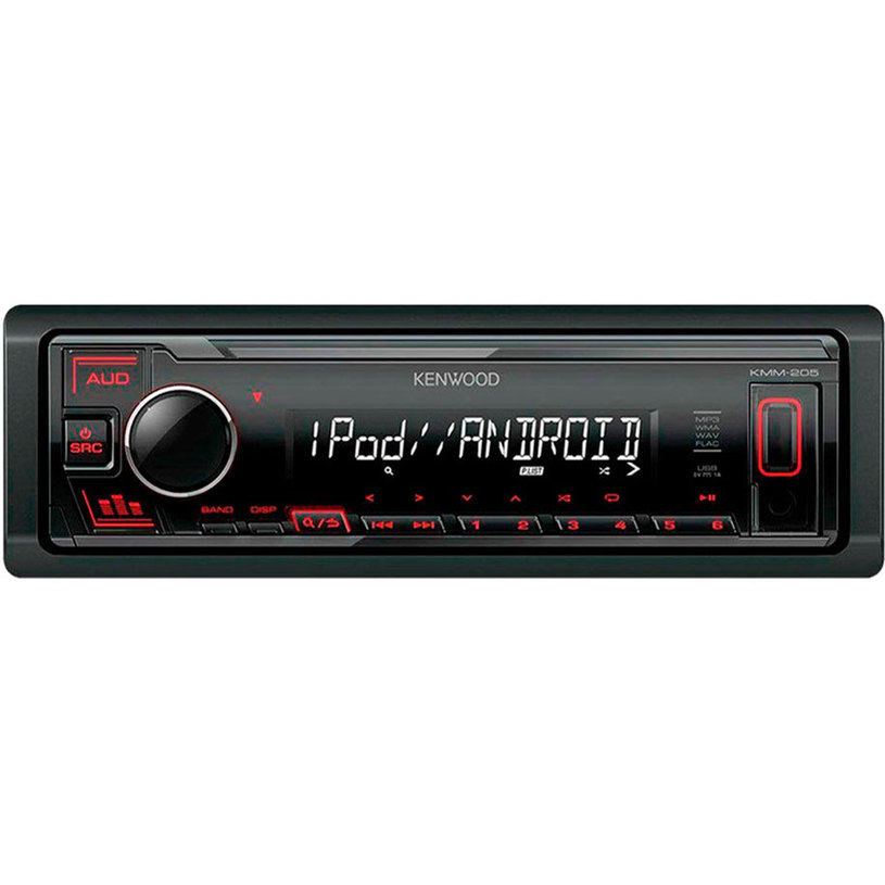 Car receiver KENWOOD KMM-205 4 X 50 W, USB Car receiver KENWOOD KMM-205 4 X 50 W, USB